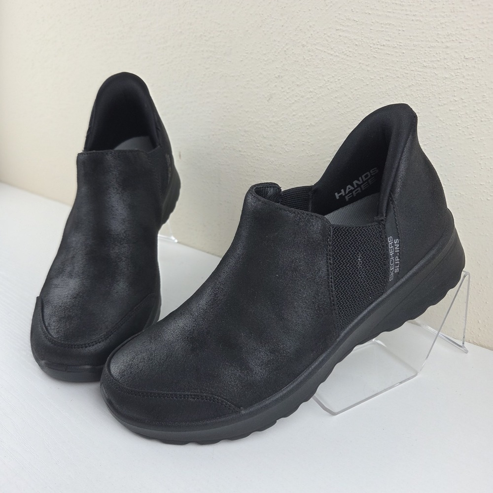 Skechers Lovely Vibe Autumn Leaves Hands Free Slip Ins Comfort Shoes Wmns Size 8